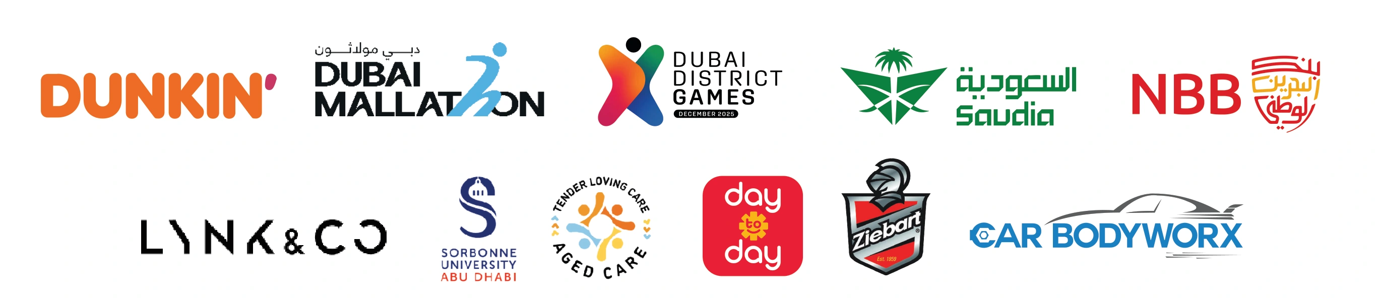 All collaboration logos shown in A’L’s approved company profile
